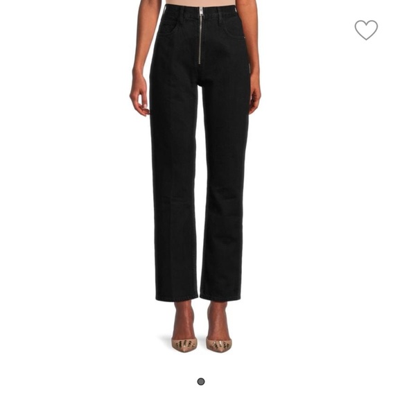 Frame Denim Women's High Rise Jeans - Black - Picture 1 of 5